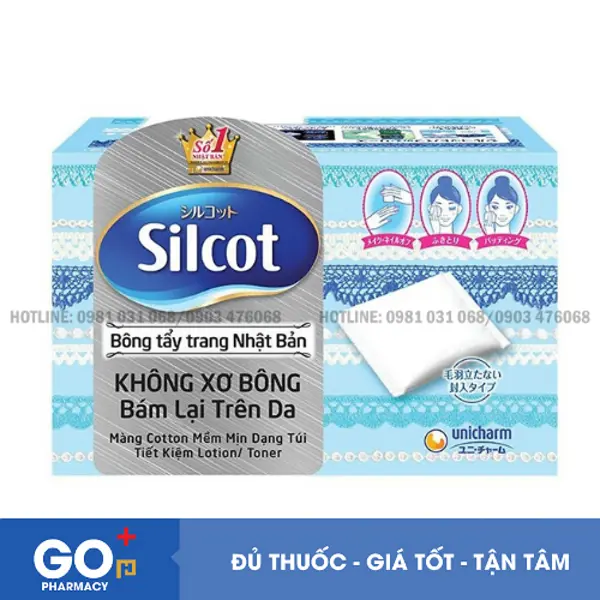 Bông tẩy trang Silcot 82 miếng